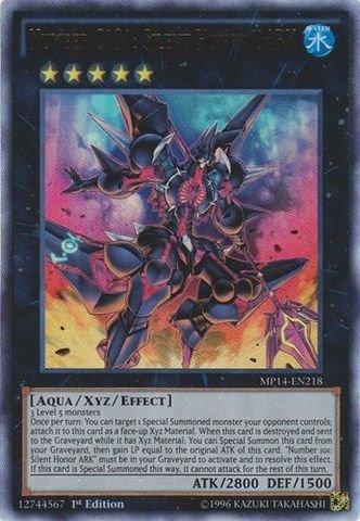 Yu-Gi-Oh! - Number C101: Silent Honor DARK (MP14-EN218) - Mega Pack 2014 - 1st Edition - Ultra Rare