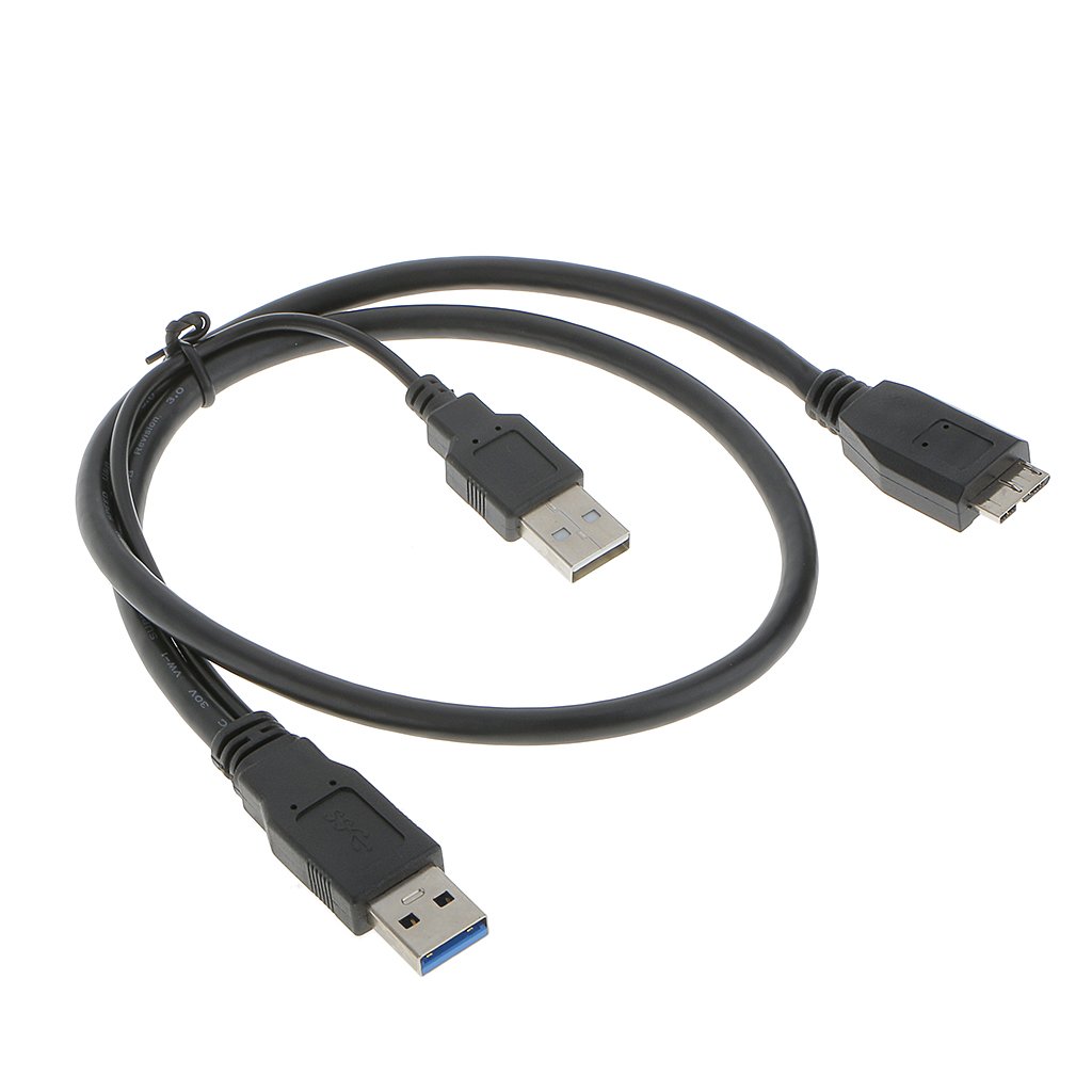Elegant Essence USB 3.0 A Male Micro USB 3.0 Y Cable for Toshiba
