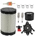 Butom MIU14395 Air Filter with Fuel Pump Fuel Filter for John Deere D100 D105 D110 D130 D140 D160 D170 D125 L105 L107 LA135 Lawn Mower Tractor Briggs & Stratton 796031 591334 594201