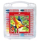 Faber-Castell Blendable Oil Pastels In Durable Storage Case- 24 Vibrant Colors - Non-Toxic Pastels for Kids