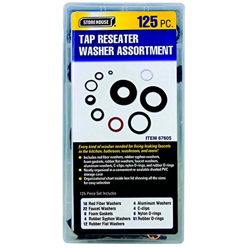 125 Piece Tap Reseater Washer Assortment by Storehouse