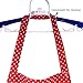 JOJO STYLE Apron with two pockets – Kitchen and Cooking Apron - Adjustable Neck Strap with long ties – Adapt to all ages people - Red