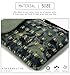 katloo Cell Phone Purse Women Small Crossbody Bag Canvas Wristlet Wallet Change Pouch Mini Handbag for 5.5” Smartphone Cards Green Nail Clipper