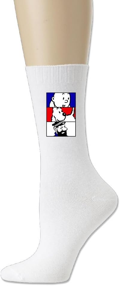The Adventures Of Tintin Men's Moisture Control Crew Socks