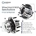 ECCPP Front 515020 Wheel Hub Bearing Assembly for 1999-2004 for Ford F250 Excursion 8 Lugs W/ABS