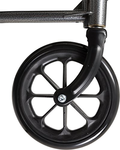 ProBasics Full Reclining Manual Wheelchair with 16" x 17" Vinyl Upholstered Seat, Removable Desk-Length Arms, and Elevating Legrests, supports patient weights up to 300 pounds - Thumbnail 5
