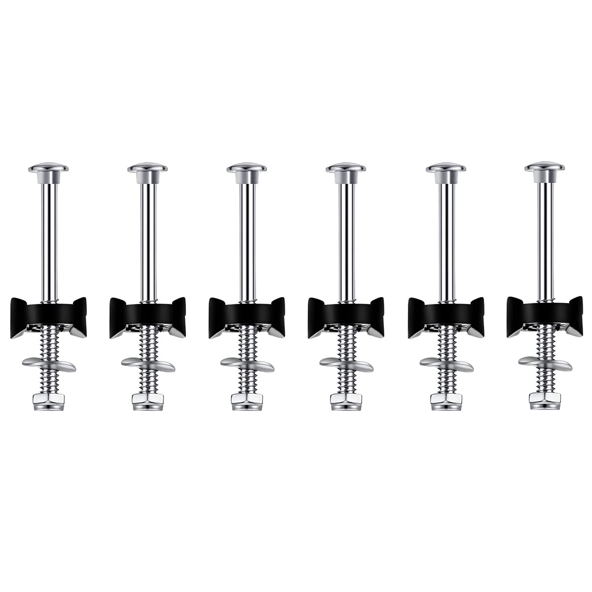 WANGCL 6PCS Galvanized Steel Trampoline Screw Trampoline Accessories for Most Types Of Trampolines Sturdy Durable 3.07x0.24 inch