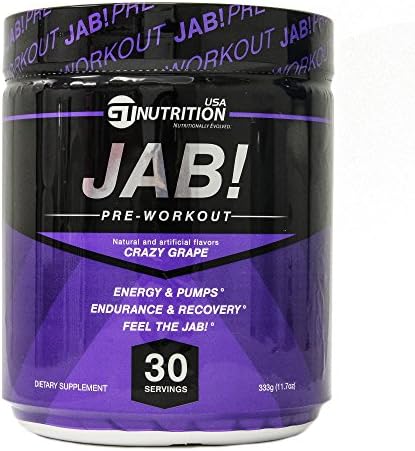 GT Nutrition USA Jab Crazy Grape Supplement, 333 Gram