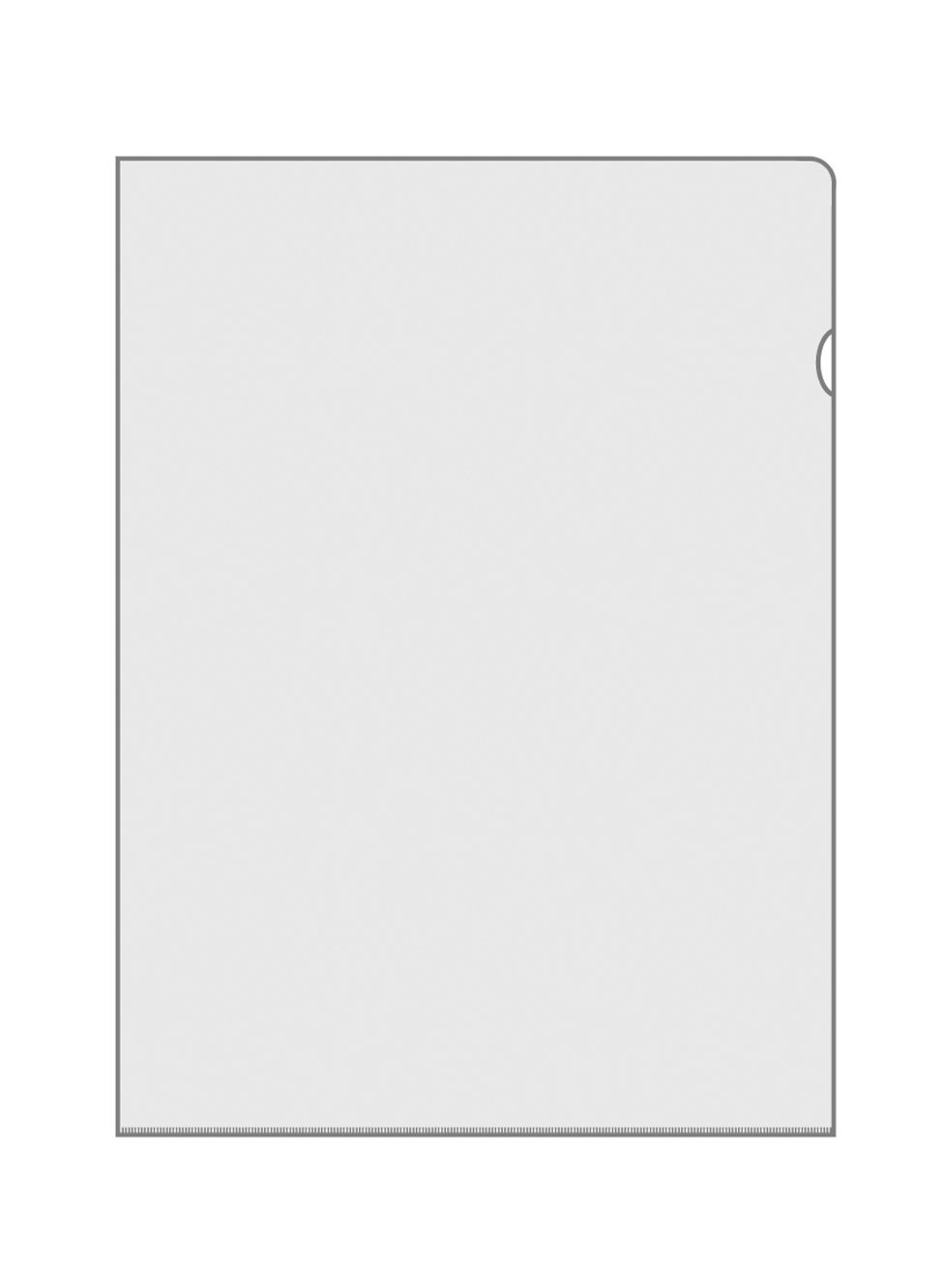 Veloflex 4545000 Document Covers Hard PVC, DIN A4, Transparent, Pack of 100