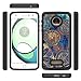 Moto Z Play Droid Case,LEEGU [Shock Absorption] Dual Layer Heavy Duty Protective Silicone Plastic Cover Case for Motorola Moto Z Play Droid - Gear Wheel