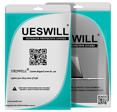 UESWILL 2in1 Smooth Soft-Touch Matte Hard Shell Case with Keyboard Cover for (Late 2012-Early 2015 Version) MacBook Pro 13" with Retina Display (No CD-ROM) (Models: A1502/A1425), Gray