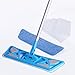 MR.SIGA Microfiber Flat Mop - Pad Size 43 x 21cm, 1 Free Microfiber Refill and 6 Free Dry Wipes Included