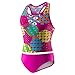 Speedo Girls Racerback Flower Pods Tankini 2 piece Swimsuit