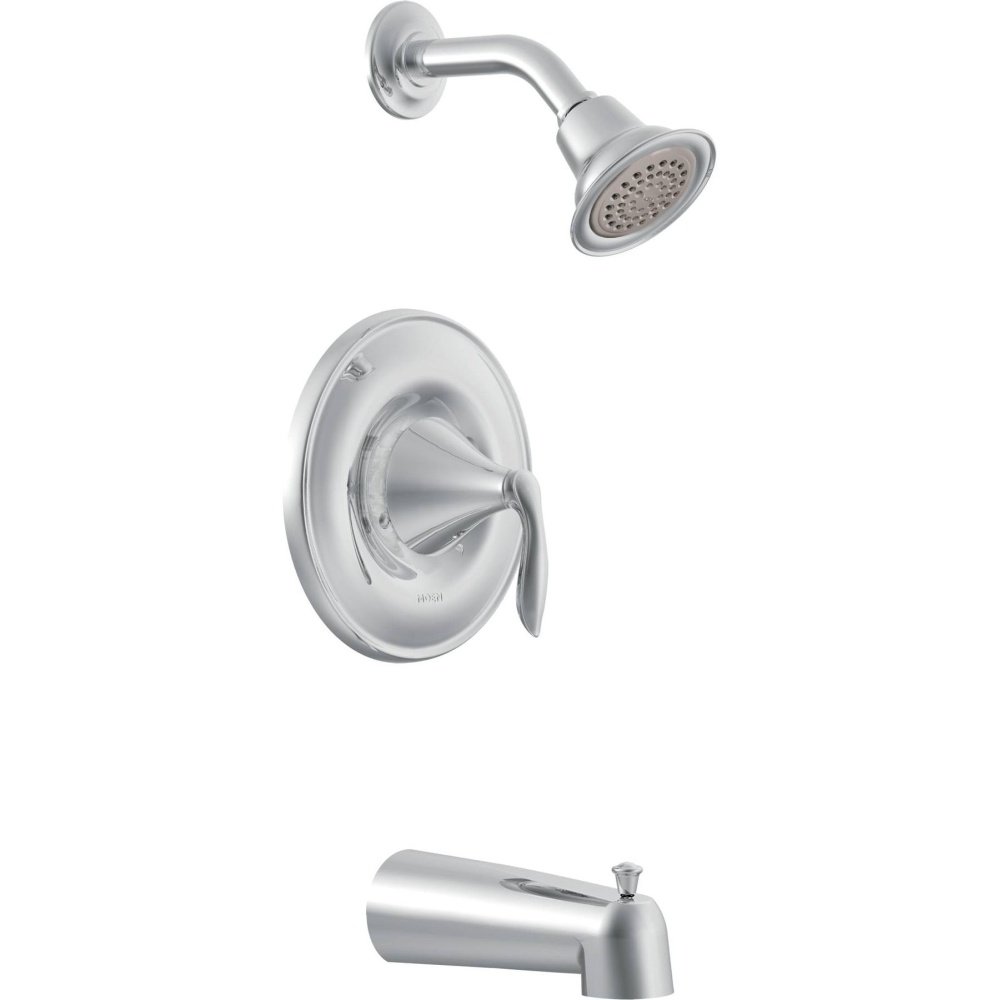 Photo 1 of With flowing curves, the Eva collection's transitional design is pure and organic. Petal-like handles and swan-like spout bring a relaxed feeling to the bath.