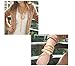 Flexible Bendable Snake Jewelry Necklace Gothic Magnetic Choker Necklace - Versatile Can be used as Waistband Bracelet