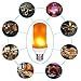 Loveishere LED Flame Effect Fire Light Bulbs- 3 Modes E26 LED Flame Effect Fire Light Bulbs Flickering Fire Atmosphere Decorative Lamps for Hotel/Bars/ Home Decoration/Restaurants (3 modes)