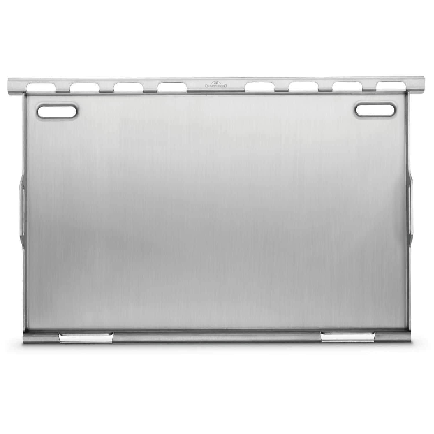 Napoleon BBQ Grill Accessory, Stainless Steel Griddle Insert - Compatible with Prestige/Prestige Pro/Built In 700 Series/Rogue 525, Full Size, Integrated Grease Traps Image