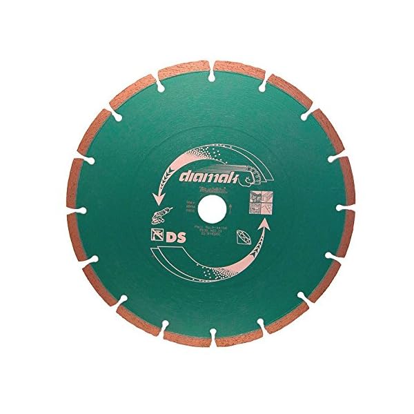 Makita GA9020RFK3 Winkelschleifer 230 mm im Koffer + 2 Diamantscheiben, Blau,schwarz,silber – Bild 3