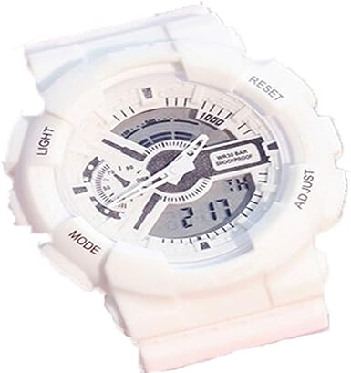 white color sports watch