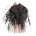 Tousled Updo Messy Bun Hair Piece Scrunchies Synthetic Wavy Bun Extensions Rubber Band Elastic Scrunchie Chignon Instant Ponytail Hairpiece for Women (4A)