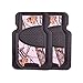 Mossy Oak Pink Break-Up Camouflage Floor Mats (Durable Molded PVC, Mossy Oak Pink Breakup Camo, Front Seat Mat Set, Set of 2)