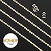 YBLNTEK 39.4 Feet Jewelry Making Chains Link Chain Necklace for Jewelry Making Jewelry Repair (2 x 3 mm) (Gold)