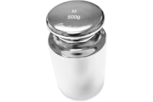 TRUE 42 True 500g (500WGT) Calibration Test Weight, M2 Precision for Digital Gram Scale, Dimensions- Dia: 4.7cm, Height: 6.1cm