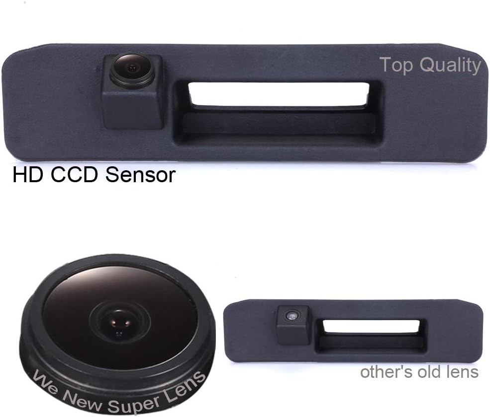 Trunk handle reversing camera,1000TV Lines Backup Camera,Night Vision Parking Sensor,Rear View Camera replacement for GLK Class X204 GLK300 GLA200 GLK200 GLK260 ML350 GLE GLC ML Class W166