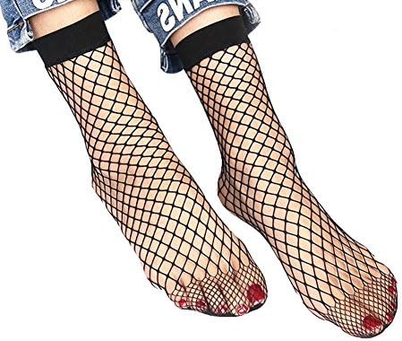 CAcB sox Knee High Fishnet Fence Net Socks (Fence Net)
