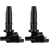 ECCPP Ignition Coils Pack Compatible with L4 2 4L UF285 Set of 2 | for kia Optima 2.4L 2001-2006|for Magentis 2001-2006|for HYUNDAI Sonata 2.4L 1999-2005|for Santa Fe 2.4L 2001-2006 UF285