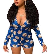 Bodycon Pajamas Rompers Onesies Women 