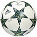 adidas Performance Champions League Finale Top Training Soccer Ball, White/Vapor Steel Grey/Tech Green, Size 5