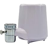 AmazonBasics AMZN-FM-15A Advanced Water Filtration | Equivalent To Culligan FM-15A, White Finish Faucet Mount Filter
