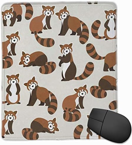 Mouse Pad Personalized Red Panda Cute Game Mouse Pad Computer Mousepad Nonslip Rubber
