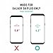 Galaxy S8 Plus Case, Clear View Translucent Touch Sensible Ultra Thin Slim Window Front Flip Cover CaseShockproof Dirt Proof Flip Case Cover for Samsung Galaxy S8 Plus (Black+Black)