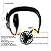 Hand Free Personal Fan ，Portable Sports Neck Hanging Fan ，USB Rechargeable 3 Speeds Mini Cooling Fan with Dual Wind Head for Traveling Outdoor Office Room