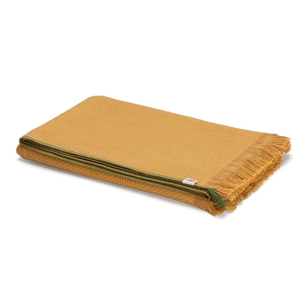 Himeya Modern Gamchha Mud Brown, Bath Towel 350 GSM