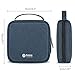 Simboom CD/DVD Storage Case Travel Bag Portable 32 Disc Wallet Binder Waterproof for Car, Home, Office - Blue