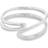 Calvin Klein Women's Jewelry - CK Statement Links Bangle - Stainless Steel - Contemporary Fashion for Everyday Wear - Gift for Her