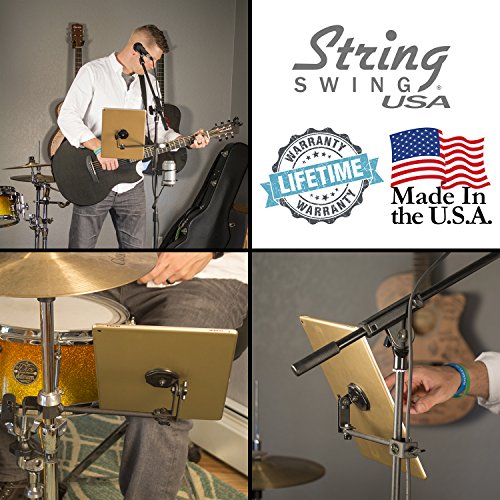 image for Microphone Mic Stand Tablet and Smartphone Holder Mount for Apple iPad