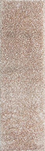Rugs Mart Modern Design Hand Knotted Polyester Blend Indoor Area Rug Non-Skid Rectangular Floor Carpet Living &amp; Bedroom Essentials Home Décor Beige Multi Colorful, 3ft x 10ft