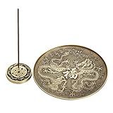 UOON Incense Holder, Backflow Incense Burner, Dragon Stick Incense Burner Holder with Ash Catcher (01)