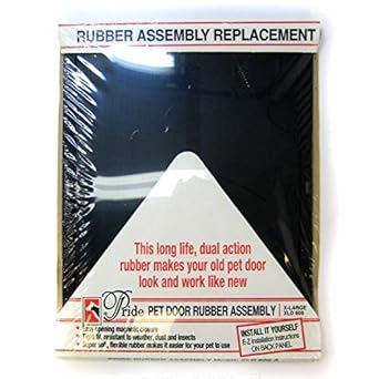 Pride Pet Doors Rubber Assembly Replacement Pet Door Flap X-Large 21.5
