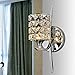 Lightess Glass Sconce Modern Wall Lights Crystal Wall Lamp for Bathroom Home Mirror Light, OL-C