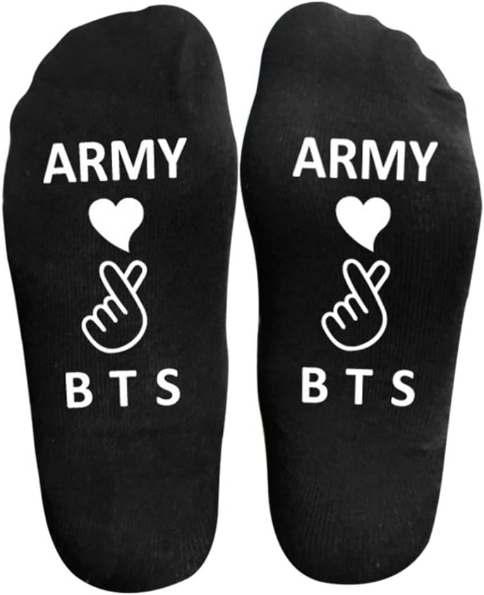Youyouchard BTS Bangtan Boys Funny Socks Gift Idea for Women and Men(E02)