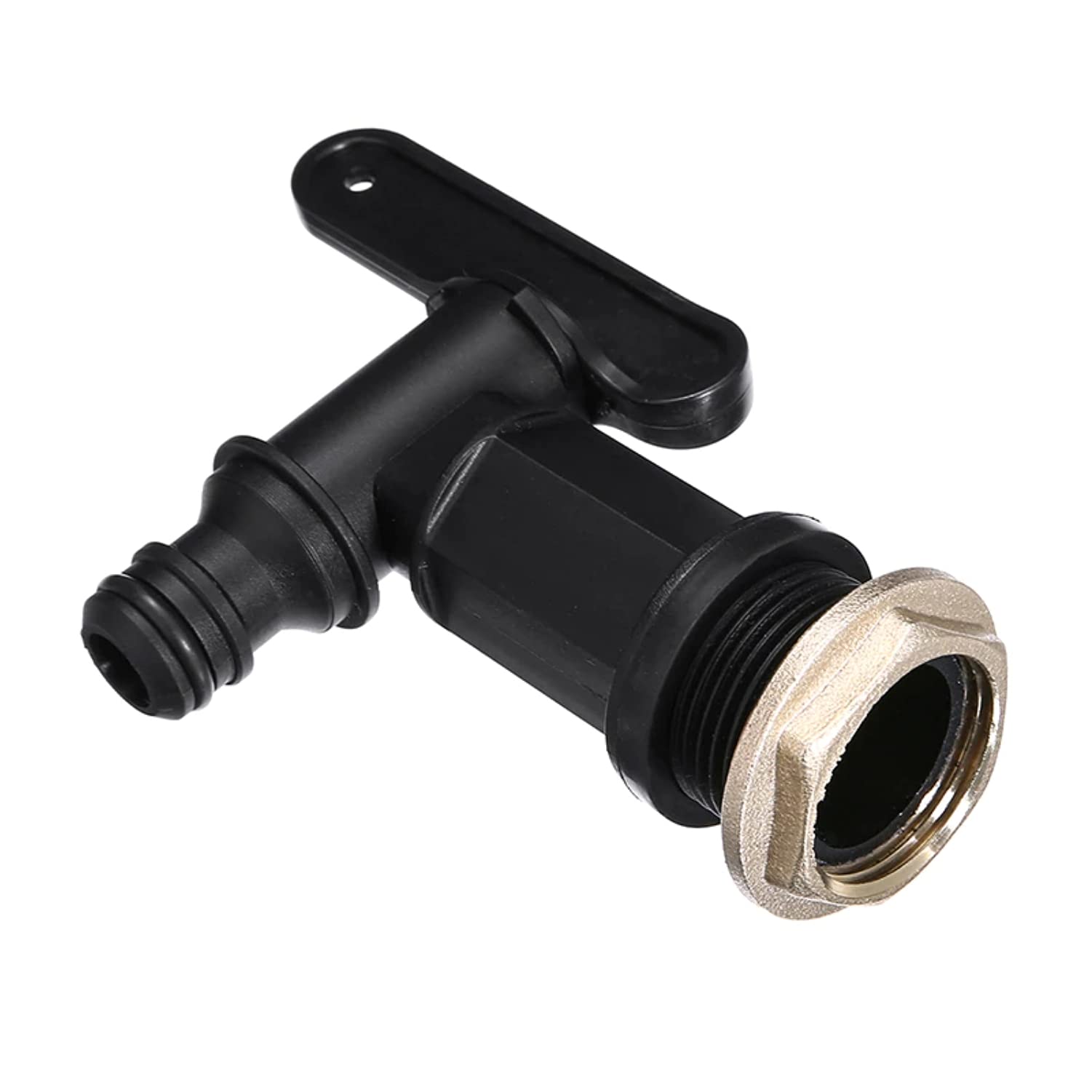 SUMAS 3/4" Water Butt Tap – Plastic Snap-Fit Hosepipe Connector | Rain Barrel BSP Thread Replacement Tap for Garden Water Butts, Beer Home Brew & Water Tanks – Leakproof & Durable