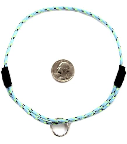 National Leash Dünnes Bergseil-Hundehalsband Für Kleine Hunde – Verstellbar 15-30 Cm, Ultraleicht, Nur Als ID-Halsband