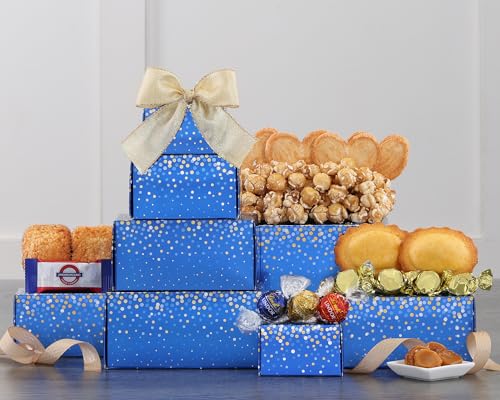 WINE COUNTRY GIFT BASKETS BROWNIE, CAKE AND MORE GIFT TOWER FOR WOMEN, MEN, COLLEGE, APPRECIATION, THANK YOU, BIRTHDAY, CORPORATE, GET WELL, SYMPATHY CARE, TEACHER AND MORE