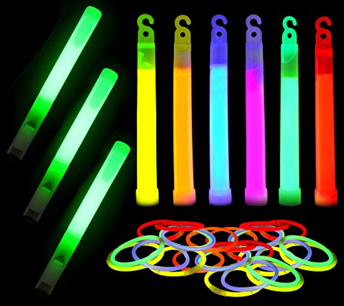 5 Industrial+Glowsticks+Multicolor+Joyin+Toy