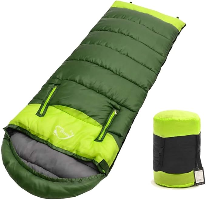 Warm Weather Sleeping Bag, Compression Sack Blanket, Thermal